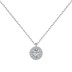 Shiny Round Zirconia Pendant Party Necklace 80200271