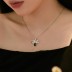 Luxury Emerald Zirconia Bow Party Necklace 80200273