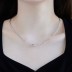 Vintage Twist Cuboid Zirconia Pendant Necklace 80200278