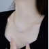 Vintage Twist Cuboid Zirconia Pendant Necklace 80200278