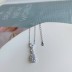 Sparkle Love Heart Teardrop Zirconia Party Necklace 80200285