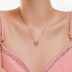 Classical Love Heart Zirconia Party Pendant Necklace 80200289