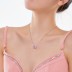 Classical Love Heart Zirconia Party Pendant Necklace 80200289