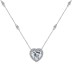 Classical Love Heart Zirconia Party Pendant Necklace 80200289