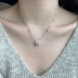 Classical Love Heart Zirconia Party Pendant Necklace 80200289