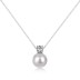 Luxury Pearl Zirconia Pendant Party Necklace 80200293
