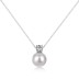 Luxury Pearl Zirconia Pendant Party Necklace 80200293