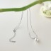 Luxury Pearl Zirconia Pendant Party Necklace 80200293