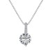 Shiny Round Zirconia Pendant Party Necklace 80200294