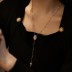 Maria Portrait Cross Tassel Pendant PNecklace 80200299