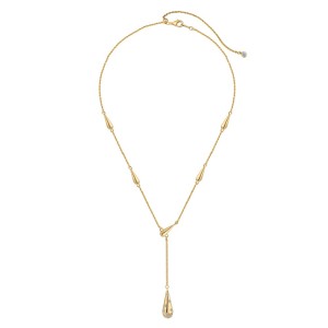 S925 Vintage Italy Style Zirconia Water-drop Necklace 80200310