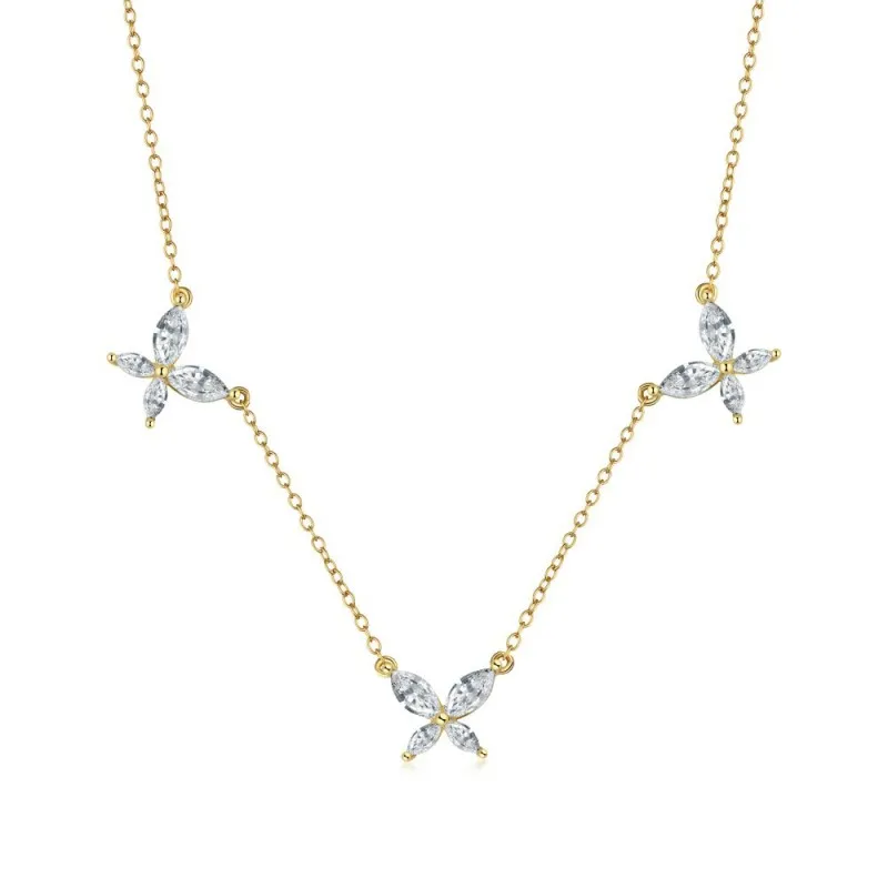 S925 Sparkle 5A Zirconia Butterfly Necklace 80200312