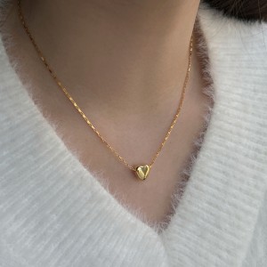 925 Sterling Silver Sweet Heart Necklace 80200333