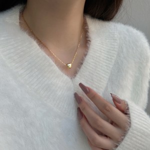 925 Sterling Silver Sweet Heart Necklace 80200333