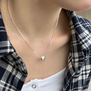 925 Sterling Silver Sweet Heart Necklace 80200333