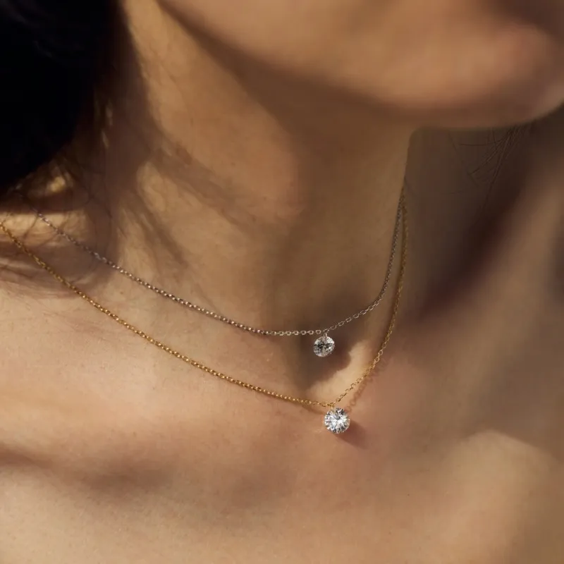 S925 4mm/5mm/6mm/7mm Zirconia Necklace 80200346