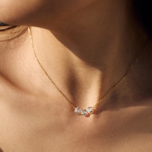 925 Sterling Silver Blink 4mm/5mm/6mm Zirconia Necklace 80200361