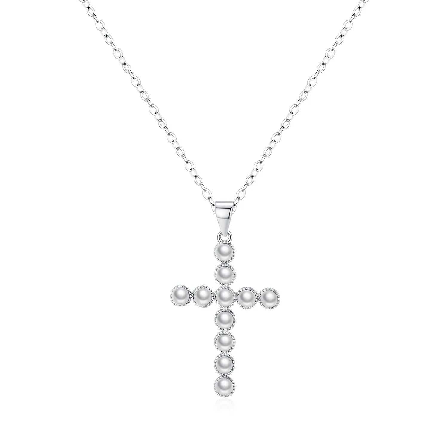 S925 Imitation Pearl Beads Pendant Necklace 80200369