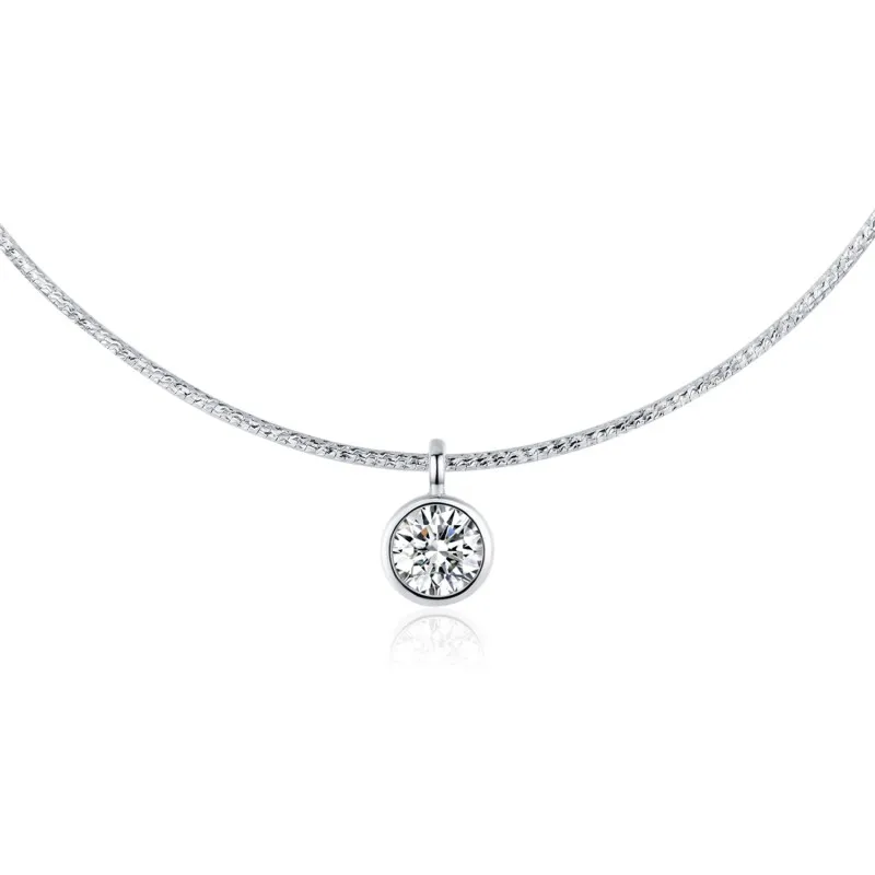 S925 Sparkle Zirconia Choker Necklace 80200370