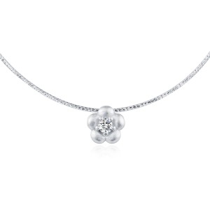 S925 Vintage Flower Choker Necklace 80200372