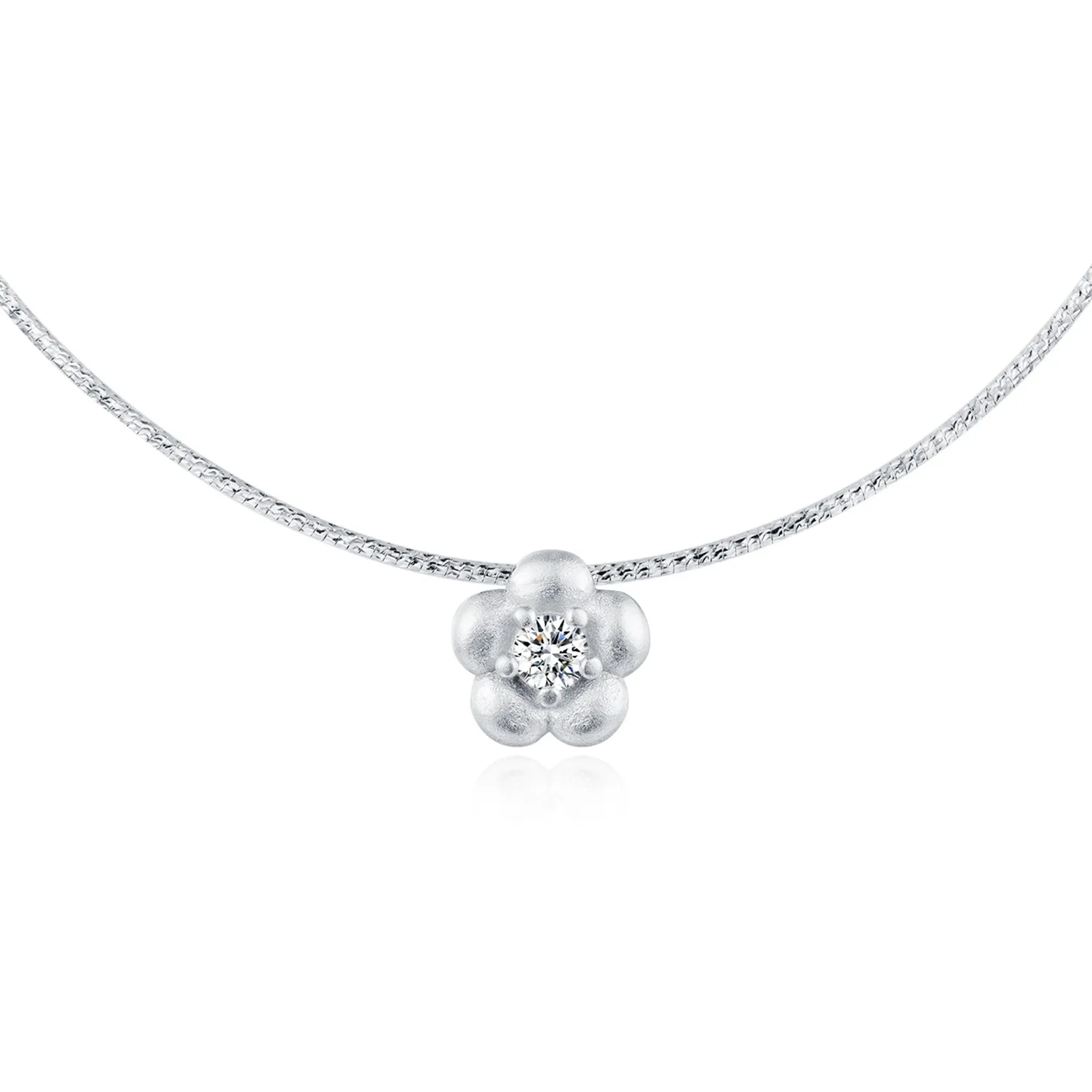 S925 Vintage Flower Choker Necklace 80200372