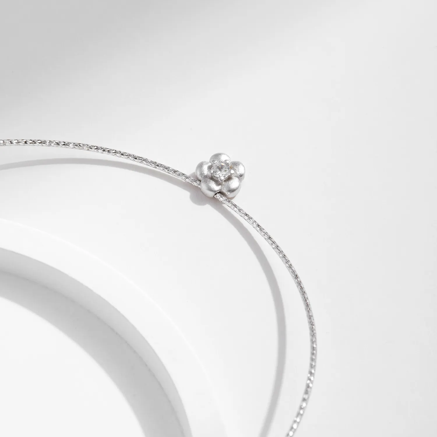 S925 Vintage Flower Choker Necklace 80200372 - image2