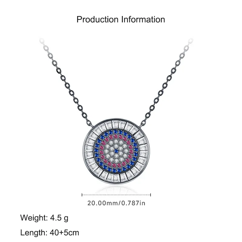 925 Sterling Silver Vintage Zirconia Statement Necklace 80200397 - image2