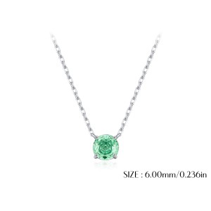 925 Sterling Silver Paraiba Color Rose Cut Necklace 80200526 925 Sterling Silver Paraiba Color Rose Cut Necklace 80200526