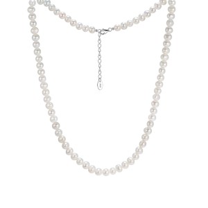 925 Sterling Silver Classic Freshwater Pearl Necklace 80500004