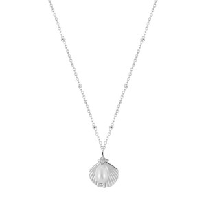 Wholesale 925 Sterling Silver Freshwater Pearl Seashell Pendant Necklace 80500022 Wholesale 925 Sterling Silver Freshwater Pearl Seashell Pendant Necklace 80500022
