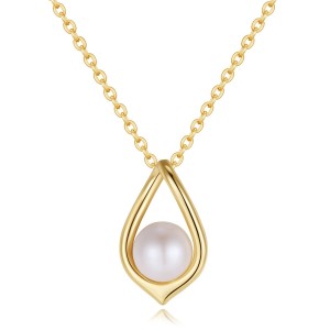 Wholesale 925 Sterling Silver Natural Freshwater Pearl Pendant Necklace 80500038 Wholesale 925 Sterling Silver Natural Freshwater Pearl Pendant Necklace 80500038