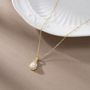 Wholesale 925 Sterling Silver Natural Freshwater Pearl Heart Pendant Necklace 80500041 Wholesale 925 Sterling Silver Natural Freshwater Pearl Heart Pendant Necklace 80500041