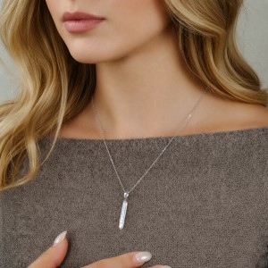 Wholesale 925 Sterling Silver Baroque Freshwater Pearl Pendant Necklace 80500053 Wholesale 925 Sterling Silver Baroque Freshwater Pearl Pendant Necklace 80500053