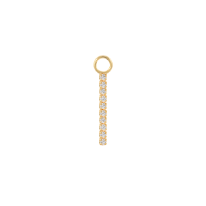 Silver Cubic Zirconia Tassel Pendant 90100012