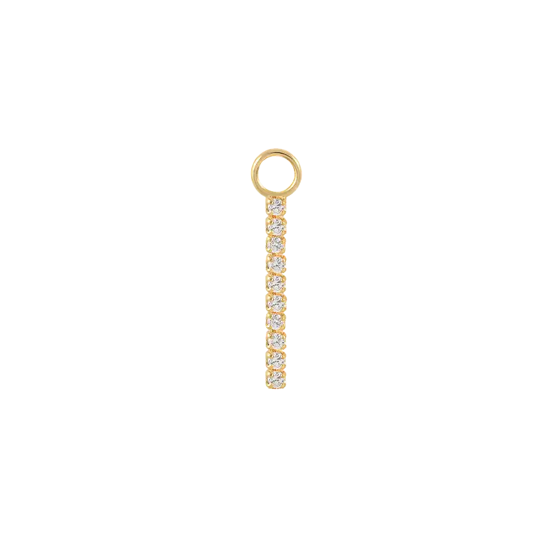 Silver Cubic Zirconia Tassel Pendant 90100012