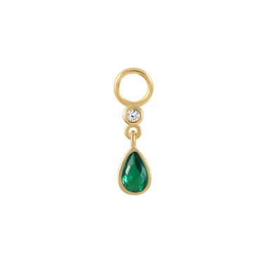 Silver Cubic Zirconia Waterdrop Pendant 90100017