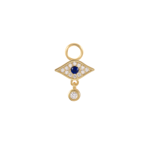 Silver Cubic Zirconia Evil Eye Pendant 90100018
