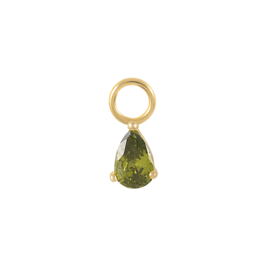 Silver Cubic Zirconia Waterdrop Pendant 90100040