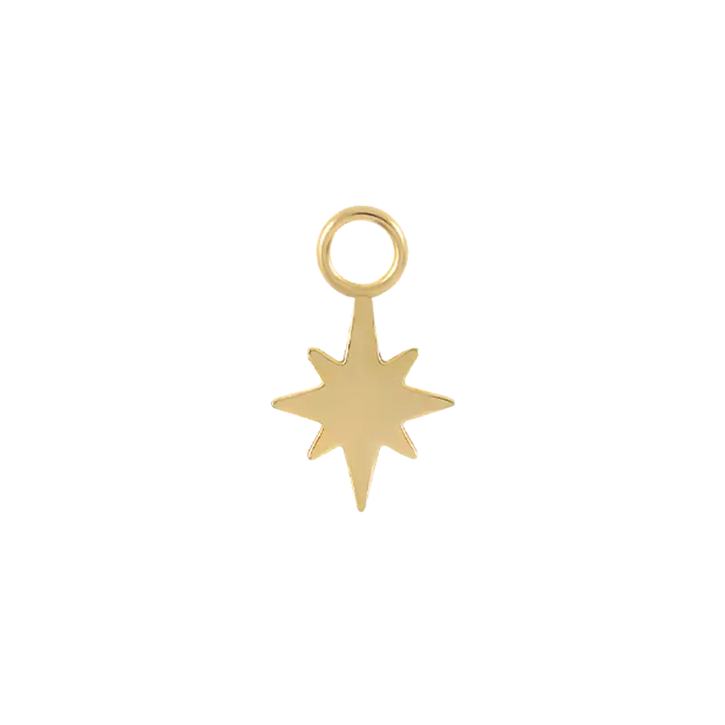 Silver Plain Star Pendant 90100044