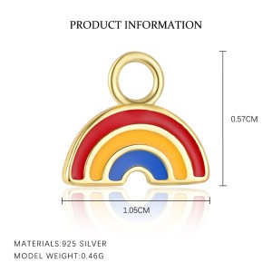 925 Sterling Silver Cute Earring Pendant 90100055