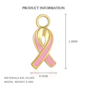 925 Sterling Silver Cute Earring Pendant 90100055