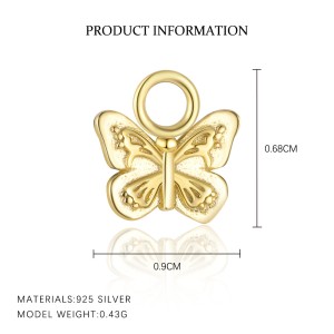 925 Sterling Silver Sweet Earring Pendant 90100056