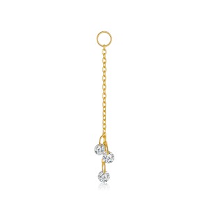 Wholesale 925 Sterling Silver Cubic Zirconia Tassel Dangle Charm 90100058 Wholesale 925 Sterling Silver Cubic Zirconia Tassel Dangle Charm 90100058