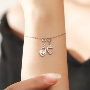 Kids 925 Sterling Silver CZ Heart Pendant 90200036