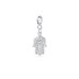 925 Sterling Silver Engraved Fatima Hand Pendant 90200038