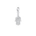 925 Sterling Silver Engraved Fatima Hand Pendant 90200038