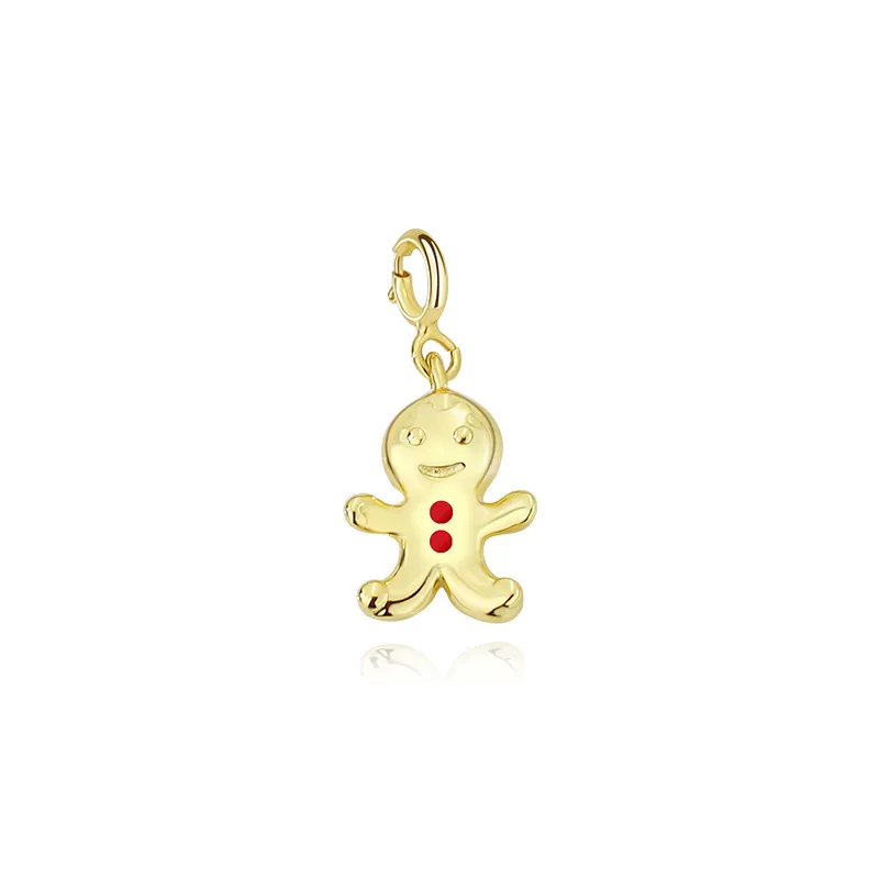 Christmas Gingerbread Man Charms Pendants 90200042