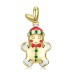 Sterling Silver Gingerbread Man Pendants 90200049