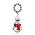 Sterling Silver Zirconia Snowman Pendants 90200050