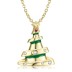 Sterling Silver Zirconia Christmas Tree Pendants 90200051